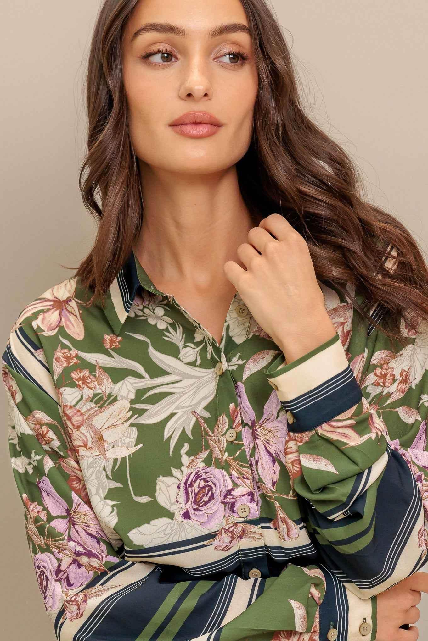 GARDEN CLUB WOVEN TOP - GiFTiFY