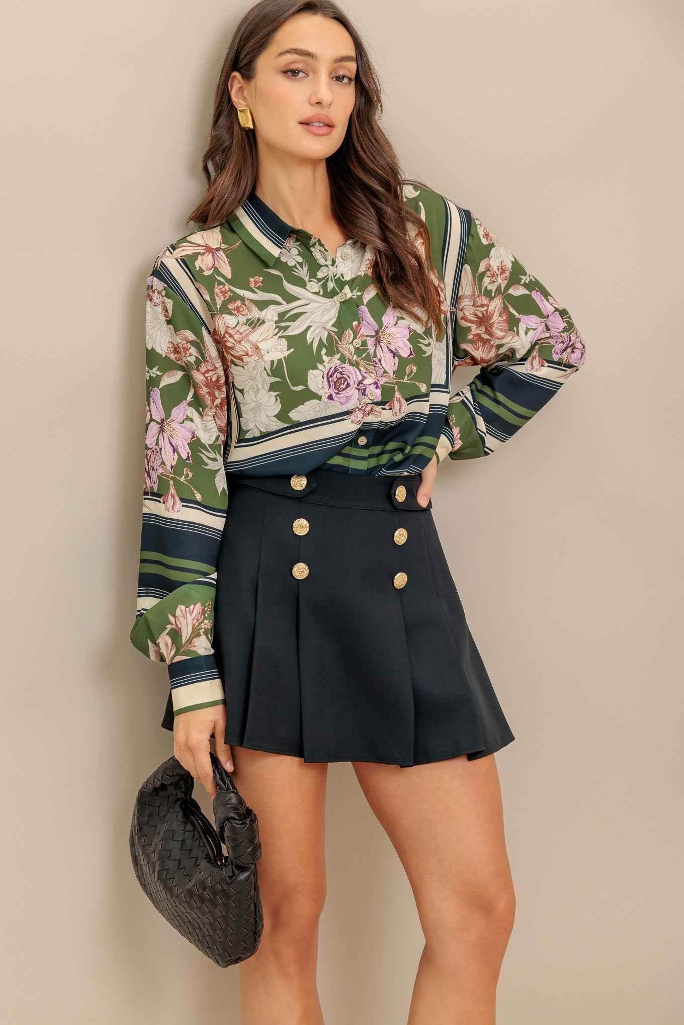 GARDEN CLUB WOVEN TOP - GiFTiFY