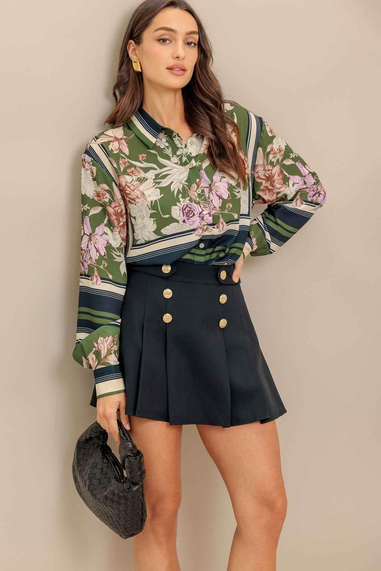 GARDEN CLUB WOVEN TOP - GiFTiFY