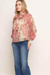 ROCOCO ROSE WOVEN TOP - GiFTiFY