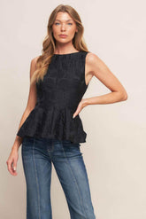 URBAN ELEGANCE WOVEN TOP - GiFTiFY
