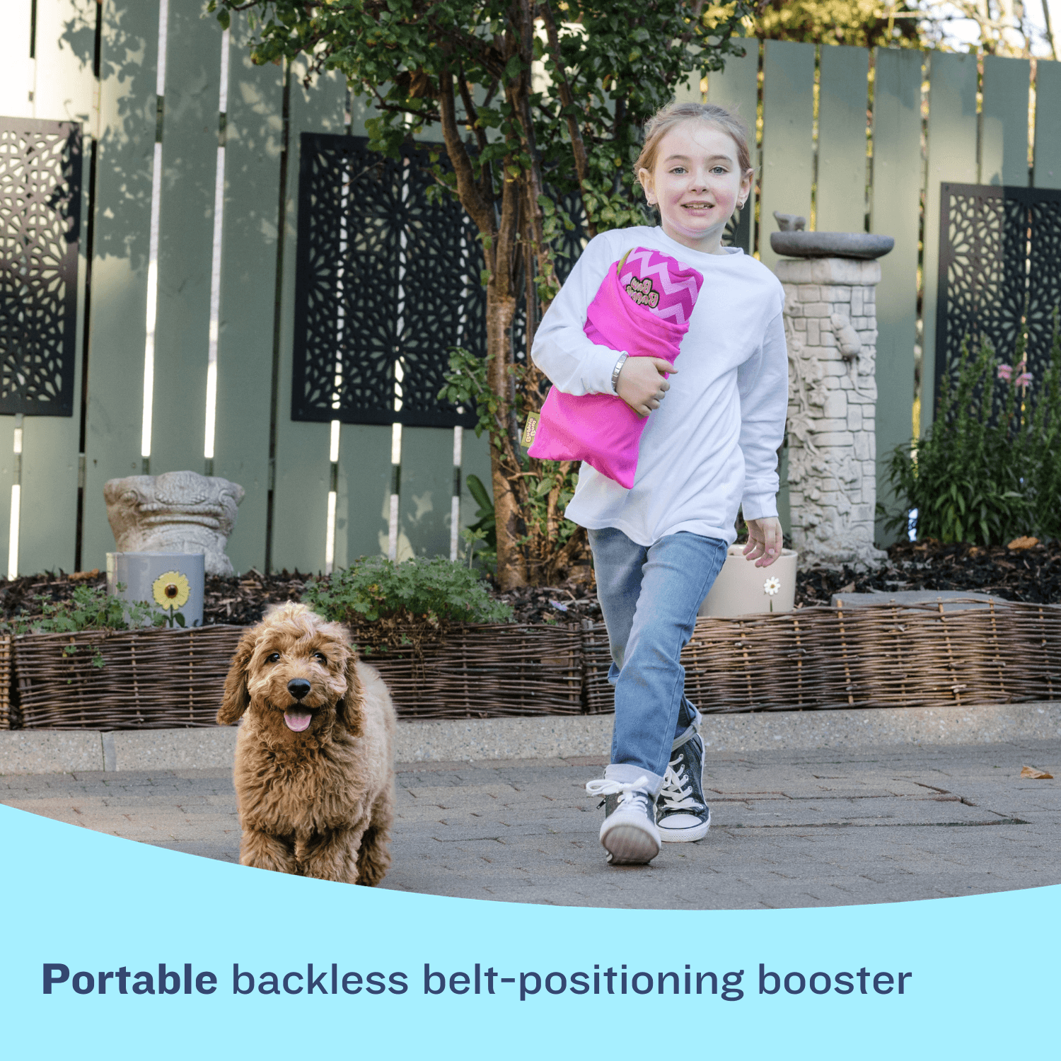 BubbleBum Inflatable Car Booster Seat - Travel Booster Seat - Pink Style ✔️
