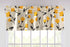 DaDa Bedding Yellow Fleur Floral Golden Orange Ivory Window Curtain Valance - 18" x 52" (18112)