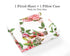 DaDa Bedding Romantic Roses Lovely Spring Pink Floral Fitted Bed Sheet w/ Pillow Cases (JHW879-Fitted) - GiFTiFY