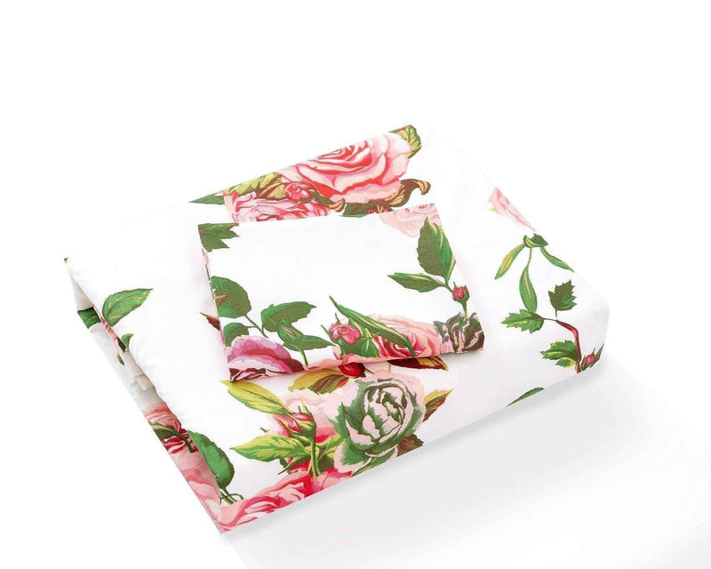 DaDa Bedding Romantic Roses Lovely Spring Pink Floral Duvet Cover Set w/ Pillow Cases (JHW-879) Duvet Covers by DaDalogy Bedding Collection