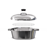 Oval Dutch Oven with Lid - 12.6 Quart (18 Inch) - GiFTiFY