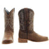 Brown Square Toe Kids Western Boots | Kids Western Dance Boots (K3004) - GiFTiFY