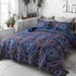 DaDa Bedding Farmhouse Bohemian Native Rustic Navy Blue Geometric Diamond Shapes Bedspread Set (KSX-001) - GiFTiFY
