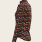  Bouquet on Black Ladies Button Shirt