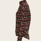  Bouquet on Black Ladies Button Shirt