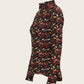  Bouquet on Black Ladies Button Shirt