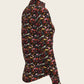  Bouquet on Black Ladies Button Shirt