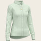 Stripes on Lime Ladies Button Shirt Espoir Equestrian