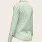 Stripes on Lime Ladies Button Shirt