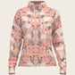  Maize on Peach Loose Fitting Button Shirt