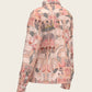  Maize on Peach Loose Fitting Button Shirt