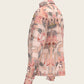  Maize on Peach Loose Fitting Button Shirt