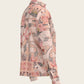  Maize on Peach Loose Fitting Button Shirt