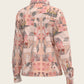  Maize on Peach Loose Fitting Button Shirt
