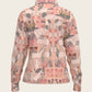  Maize on Peach Loose Fitting Button Shirt