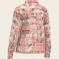  Maize on Peach Loose Fitting Button Shirt