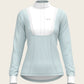  Stripes in Sky Blue Short Pleated Long Sleeve Show Shirt