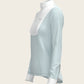  Stripes in Sky Blue Short Pleated Long Sleeve Show Shirt