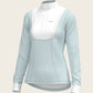  Stripes in Sky Blue Short Pleated Long Sleeve Show Shirt