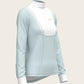  Stripes in Sky Blue Short Pleated Long Sleeve Show Shirt