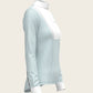  Stripes in Sky Blue Short Pleated Long Sleeve Show Shirt
