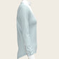  Stripes in Sky Blue Short Pleated Long Sleeve Show Shirt