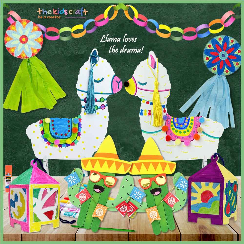 Llama loves the Drama! Craft Box by The Kids Craft