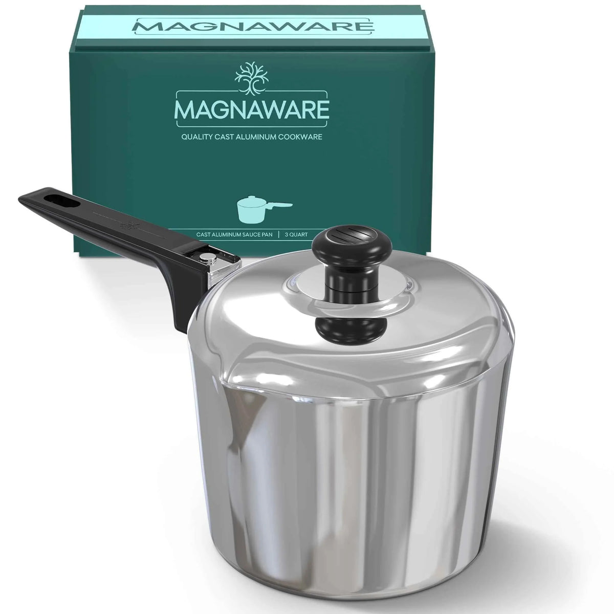 3 Quart Sauce Pan with Lid Home & Garden by MAGNAWARE