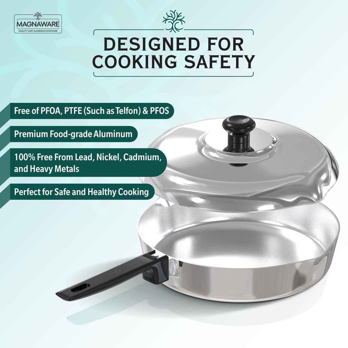 10 Inch Sauté Pan with Lid Home & Garden by MAGNAWARE