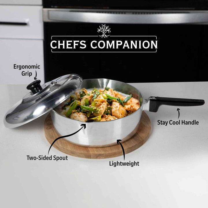 12 Inch Sauté Pan with Lid - GiFTiFY