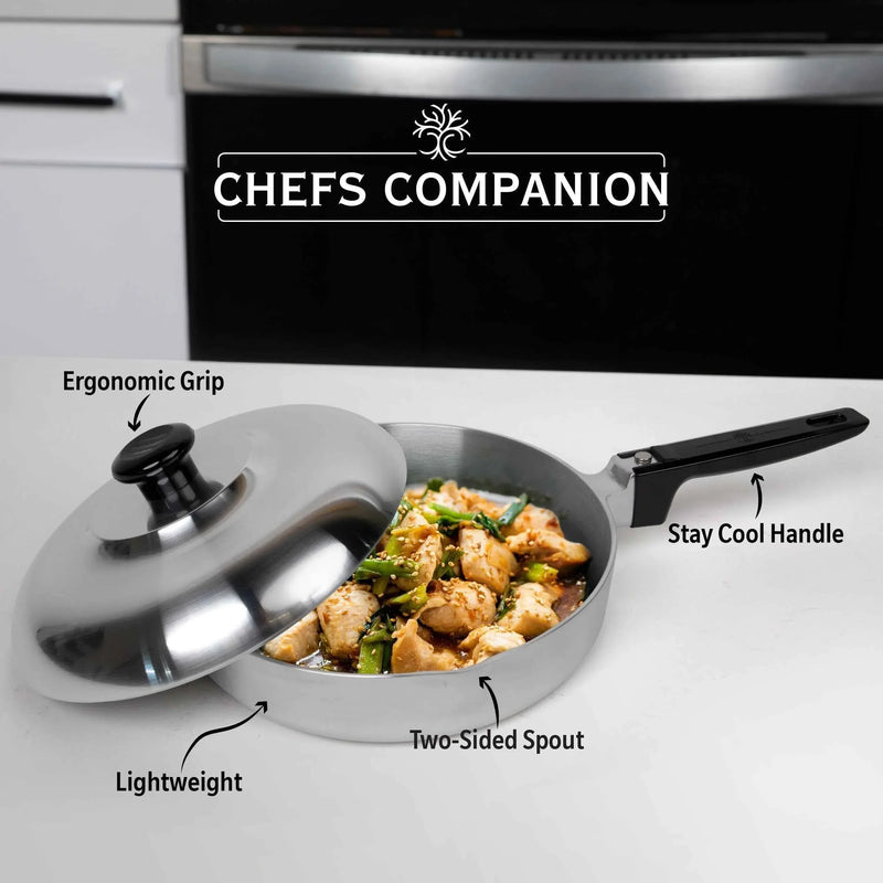 10 Inch Sauté Pan with Lid Home & Garden by MAGNAWARE