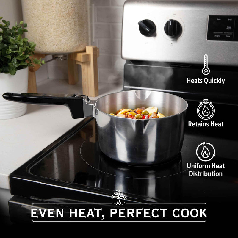 2 Quart Sauce Pan with Lid Home & Garden by MAGNAWARE