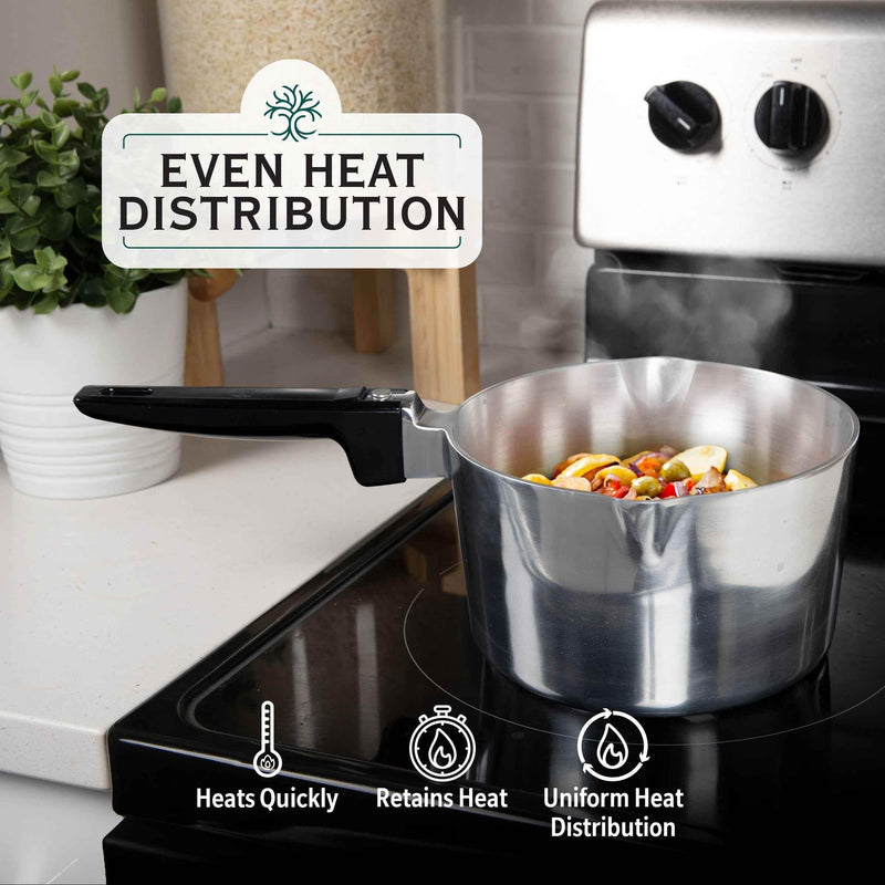 3 Quart Sauce Pan with Lid Home & Garden by MAGNAWARE