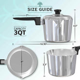 3 Quart Sauce Pan with Lid - GiFTiFY
