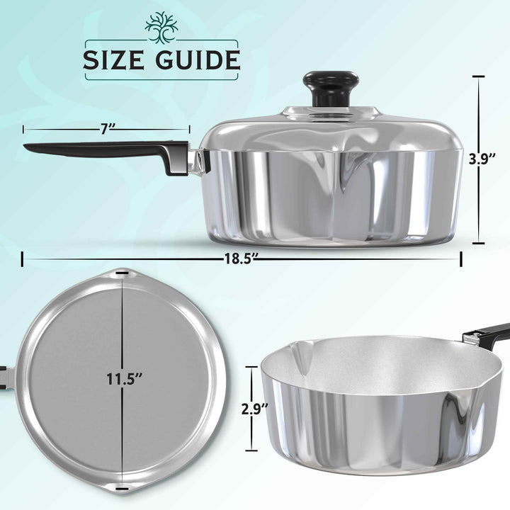 12 Inch Sauté Pan with Lid - GiFTiFY