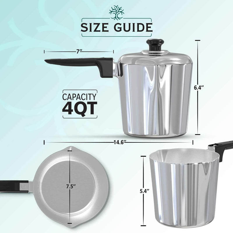 4 Quart Sauce Pan with Lid Home & Garden by MAGNAWARE