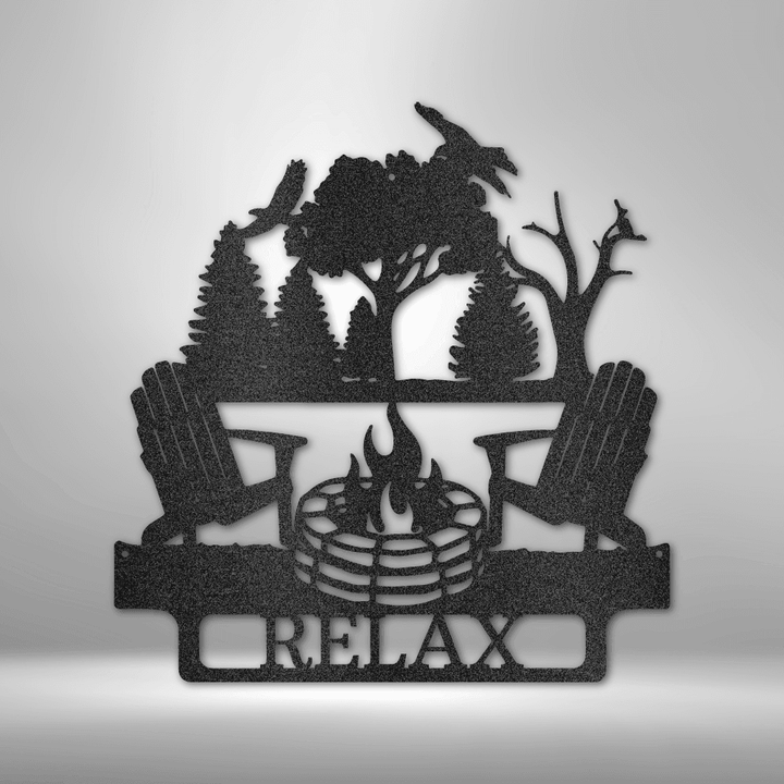 Campfire Personalized Gifts - Custom Metal Sign - GiFTiFY