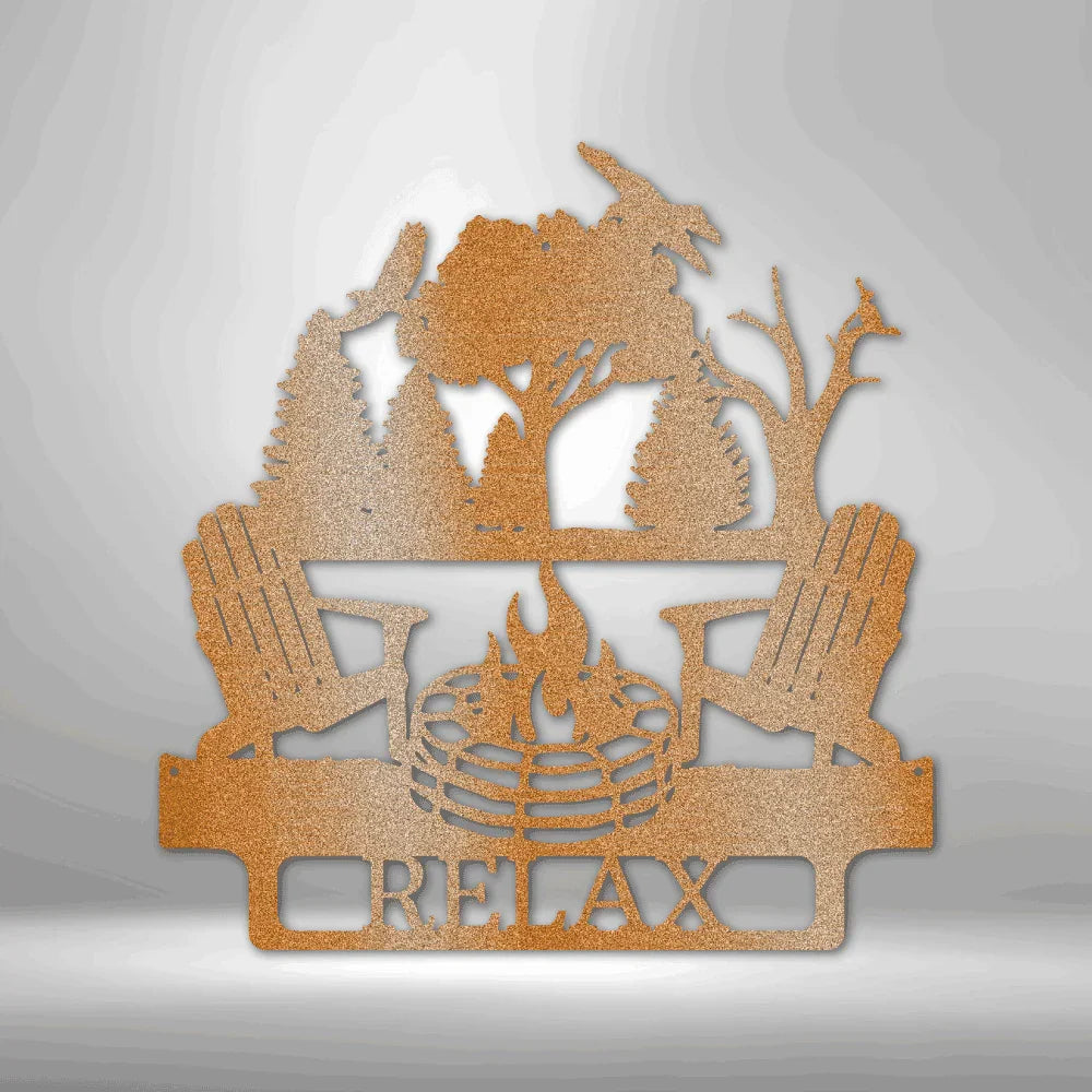 Campfire Personalized Gifts - Custom Metal Sign - GiFTiFY