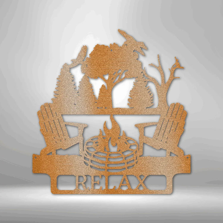 Campfire Personalized Gifts - Custom Metal Sign - GiFTiFY