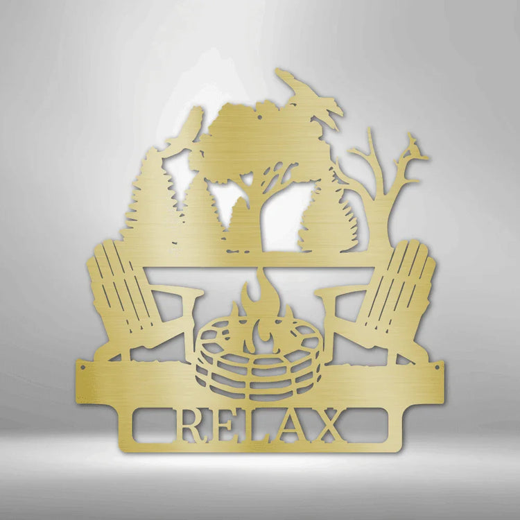 Campfire Personalized Gifts - Custom Metal Sign - GiFTiFY