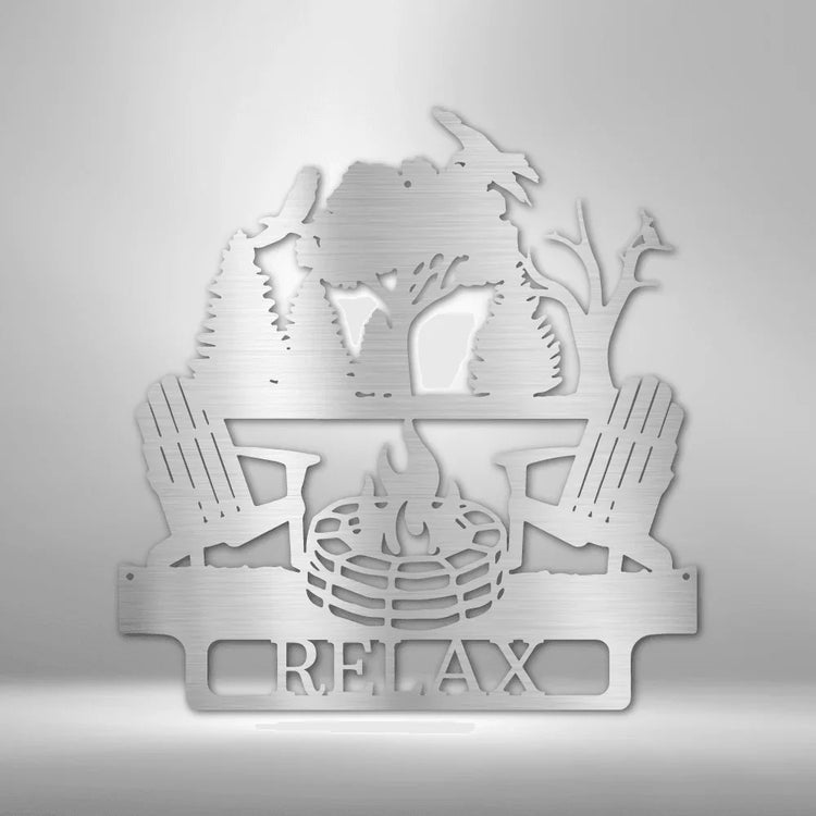 Campfire Personalized Gifts - Custom Metal Sign - GiFTiFY