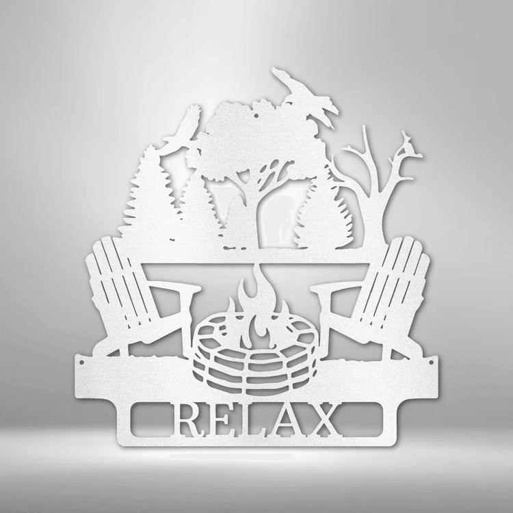 Campfire Personalized Gifts - Custom Metal Sign - GiFTiFY