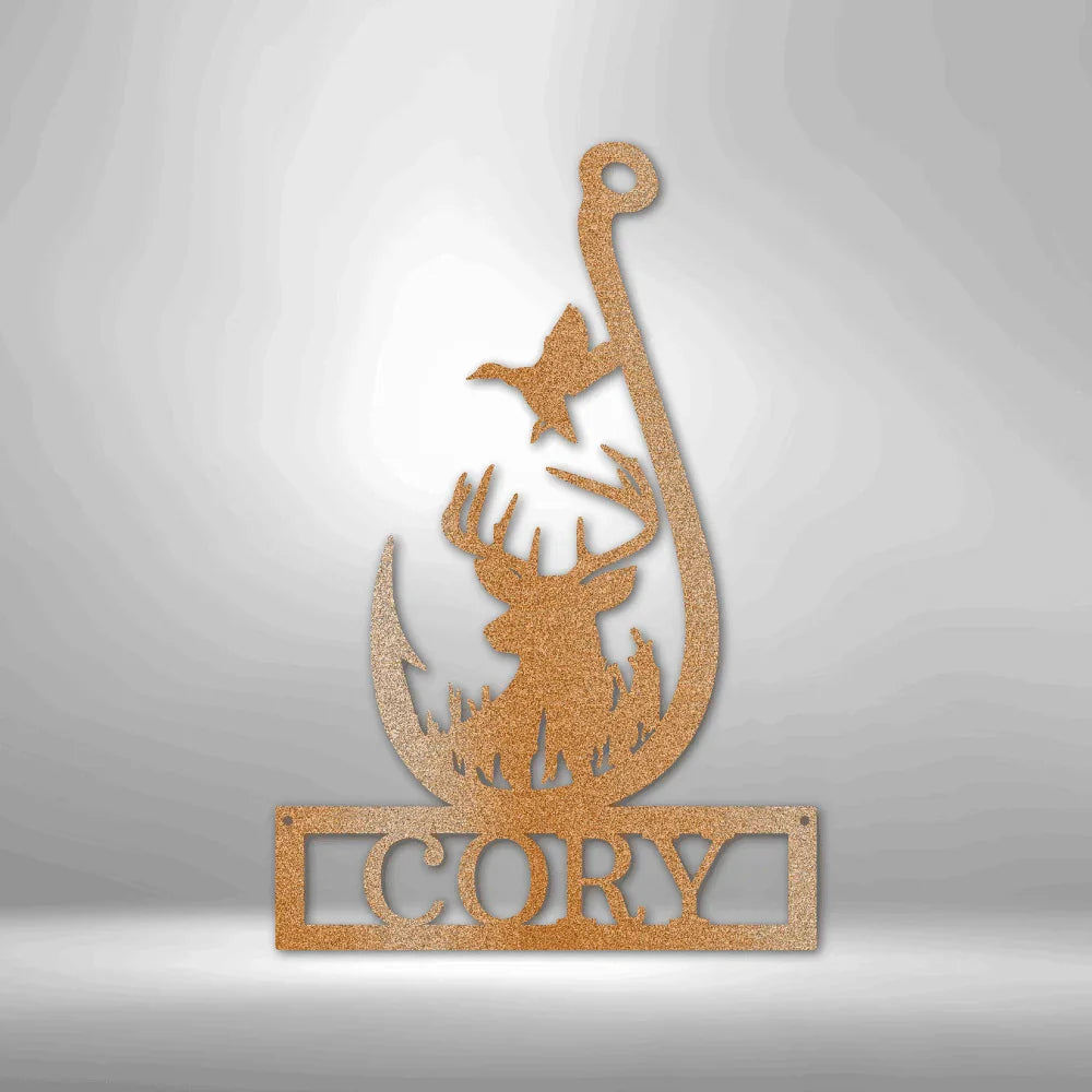 Deer Personalized Gifts - Custom Metal Sign - GiFTiFY