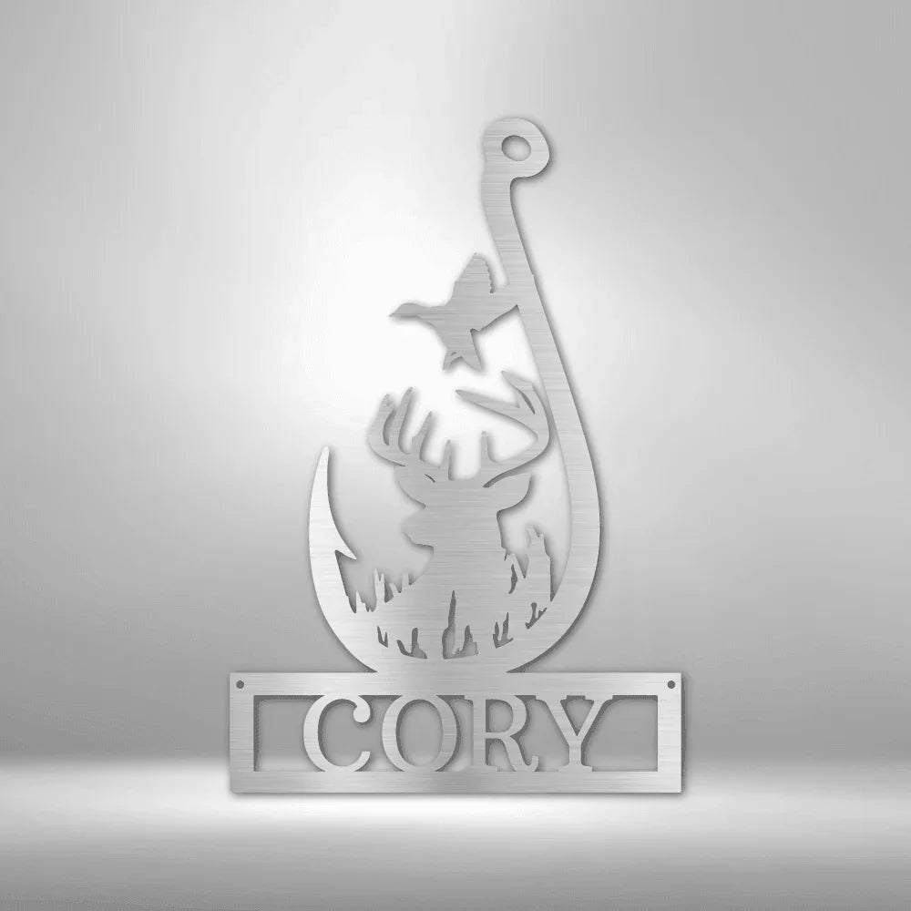 Deer Personalized Gifts - Custom Metal Sign - GiFTiFY