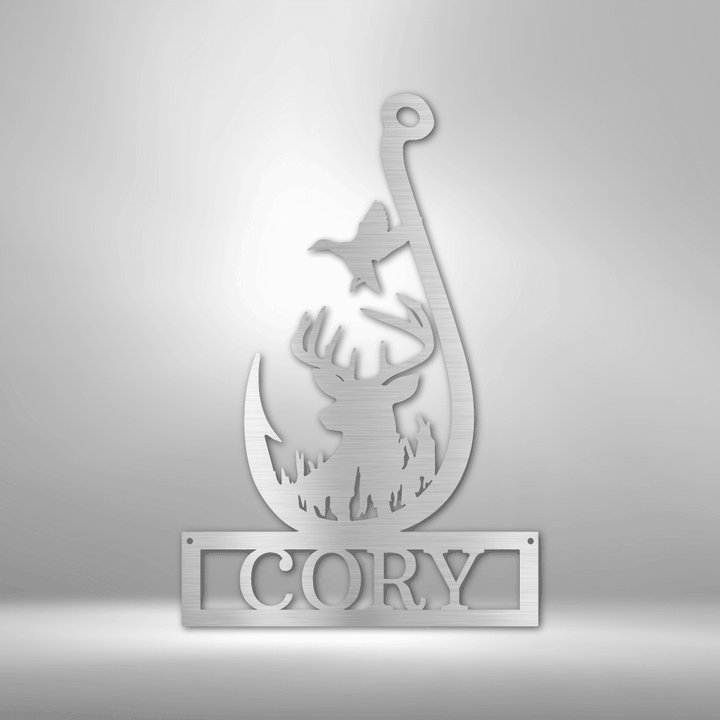 Deer Personalized Gifts - Custom Metal Sign - GiFTiFY